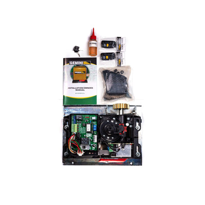 Gemini DC Slider 7AH Gate Motor Kit with Anti-Theft Bracket